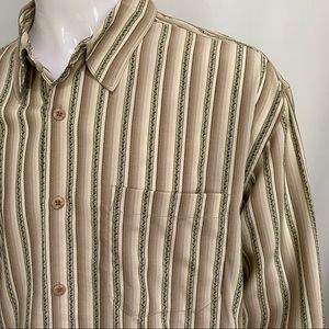 Tommy Bahama Shirt Long Sleeve Button Down Size M